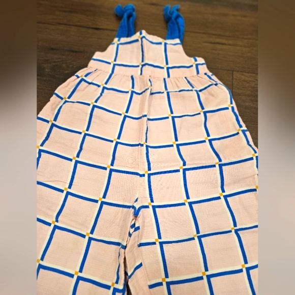 Toddler Girl Wide Leg Plaid Print Jumper - 3T - Picture 1 of 12